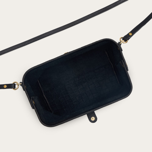 Rofe Bag M, matte black braid | Balagan Studio