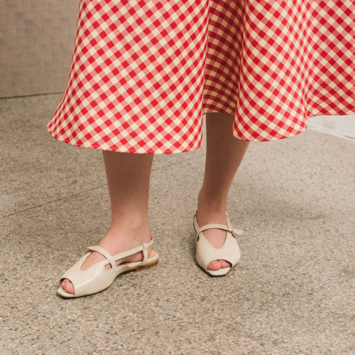 Athena Sandals, cream | Balagan Studio