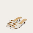 Harper slides, cream gloss