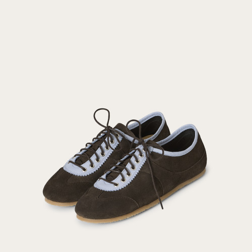 Milano Sneakers, dark chocolate velvet | Balagan Studio