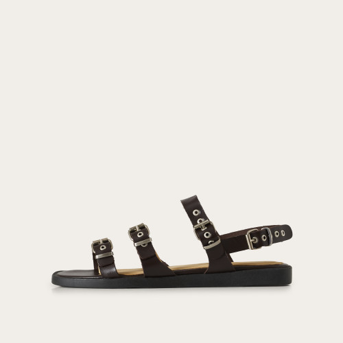 Riga Sandals, deep brown | Balagan Studio