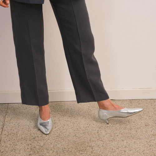 Basel Pumps, silver | Balagan Studio