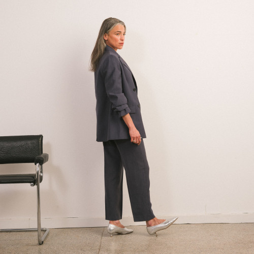 Basel Pumps, silver | Balagan Studio