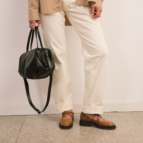 Mia Flats, glossy caramel | Balagan Studio