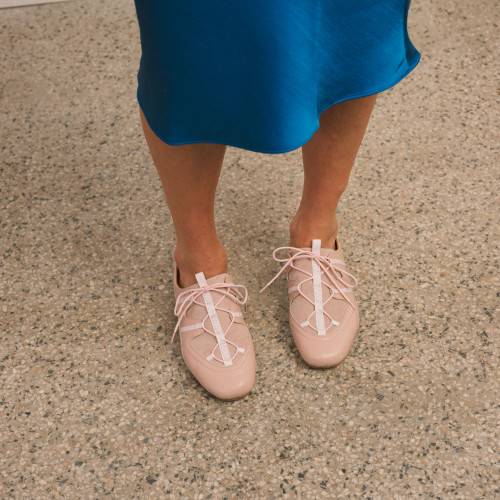 Ava sneakersy, pudrowy róż | Balagan Studio
