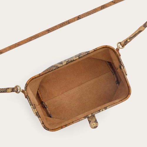Rofe Bag M, ginger python pattern | Balagan Studio