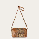 Rofe Bag M, ginger python pattern