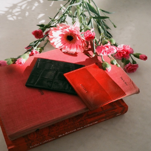 Card Holder, black croce | Balagan Studio