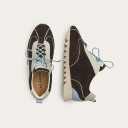 Karish Sneakers, dark chocolate velvet