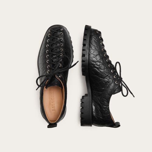 Riff Flats, black alligator pattern | Balagan Studio