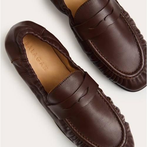Claudia Loafers, deep brown | Balagan Studio