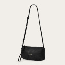 Marianne Bag M, black lizard