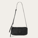Marianne Bag M, black lizard