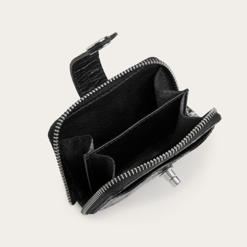 Rev purse, black croco| Balagan Studio