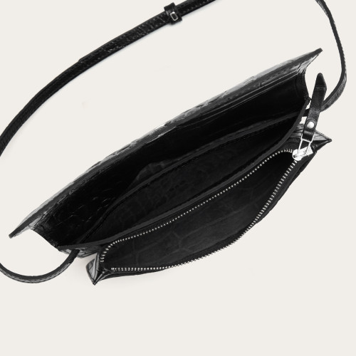 Tasca bag, black croco | Balagan Studio