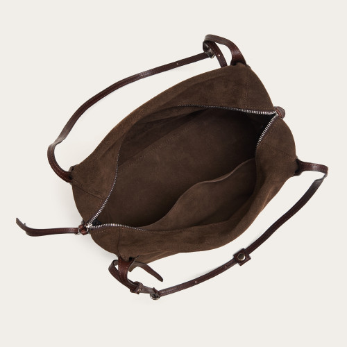 Tamara Bag L, brown velvet | Balagan Studio
