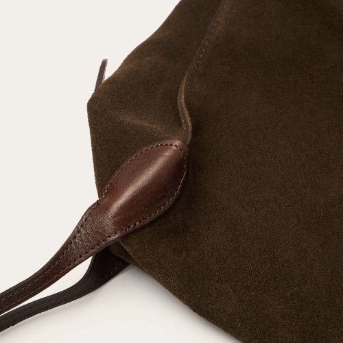 Tamara Bag L, brown velvet | Balagan Studio