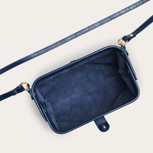 Rofe Bag S, navy gloss | Balagan Studio