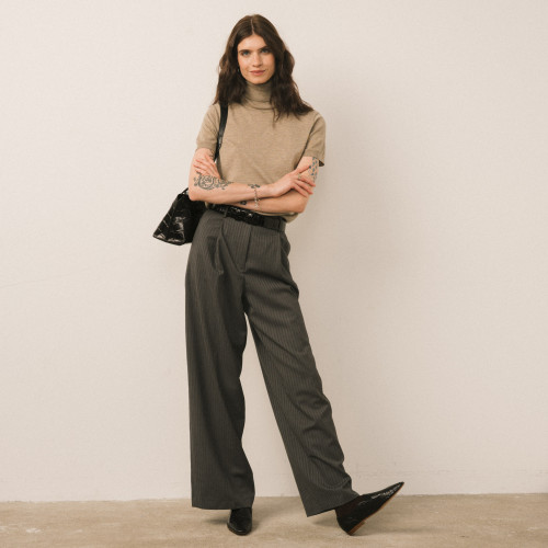 Envelope Bag M, black croco | Balagan Studio