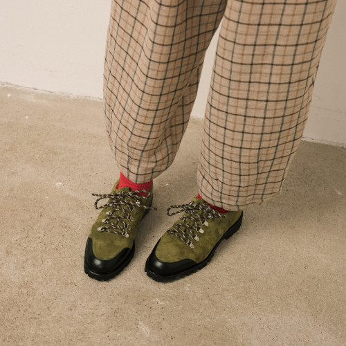 Dolomiti Flats, olive velvet | Balagan Studio
