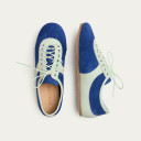 Milano sneakersy, chabrowy welur