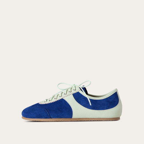 Milano Sneakers, cornflower velvet | Balagan Studio