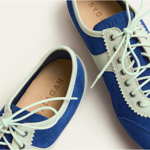 Milano sneakersy, chabrowy welur | Balagan Studio