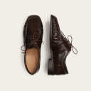 Odette Flats, glossy brown