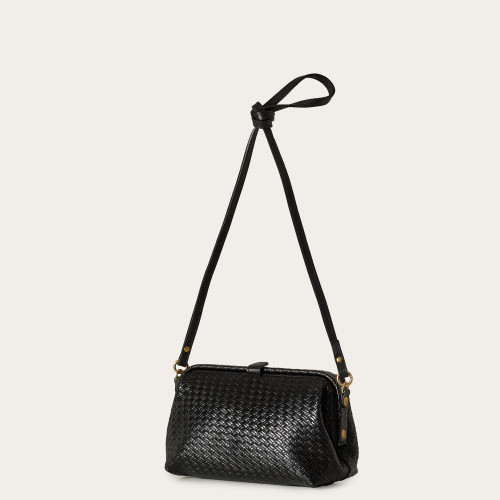 Rofe Bag M, black braid | Balagan Studio