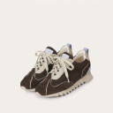 Karish Sneakers, dark chocolate velvet