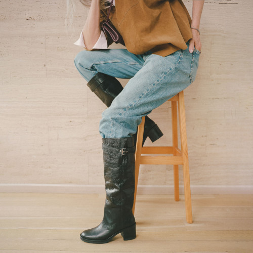 Sejan High Boots, black | Balagan Studio