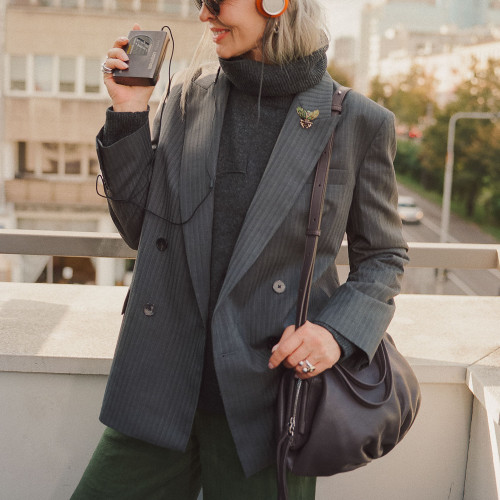 Nuvola torba L, warm grey| Balagan Studio