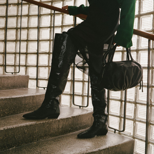 Columbus High Boots, black | Balagan Studio