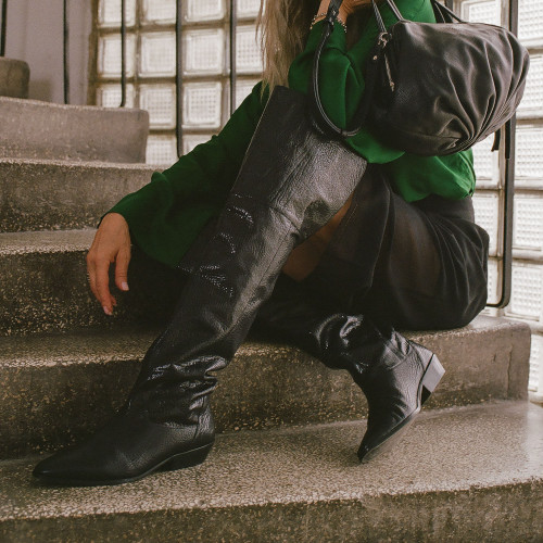 Columbus High Boots, black | Balagan Studio