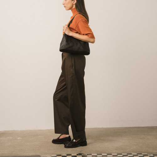 Zuzu Loafers, glossy brown | Balagan Studio