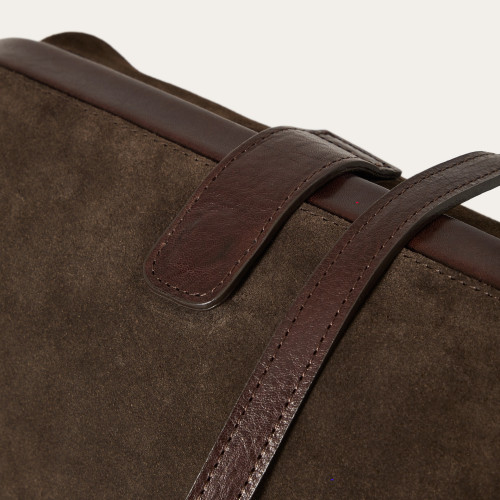Rofe Bag L. brown velvet