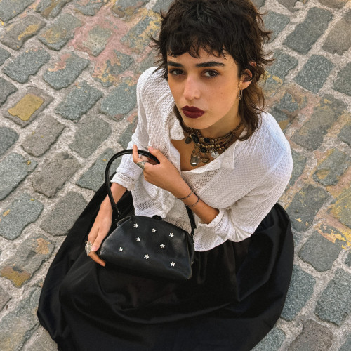 Hug Bag M wild star, black | Balagan Studio