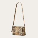 Ashley Bag S, beige python pattern