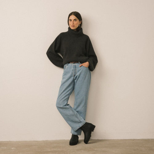 Trisha Boots, waxed black | Balagan Studio