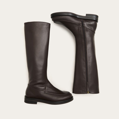 Dakota High Boots, deep brown | Balagan Studio