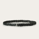 №6 Belt, black braid
