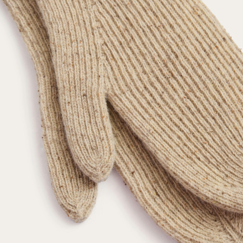 Hyrna Gloves, beige melange | Balagan Studio