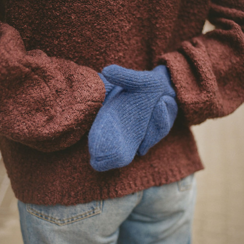 Hyrna Gloves, blue melange | Balagan Studio