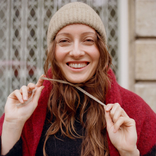 Halina Hat, beige melange | Balagan Studio