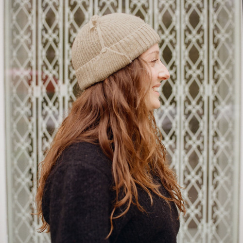 Halina Hat, beżowy melanż | Balagan Studio