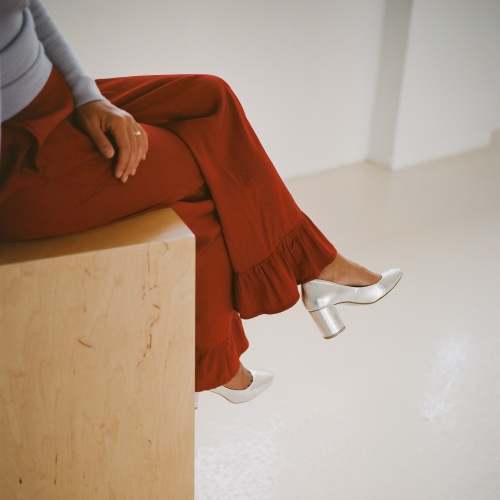 Migdal High Heels, silver | Balagan Studio