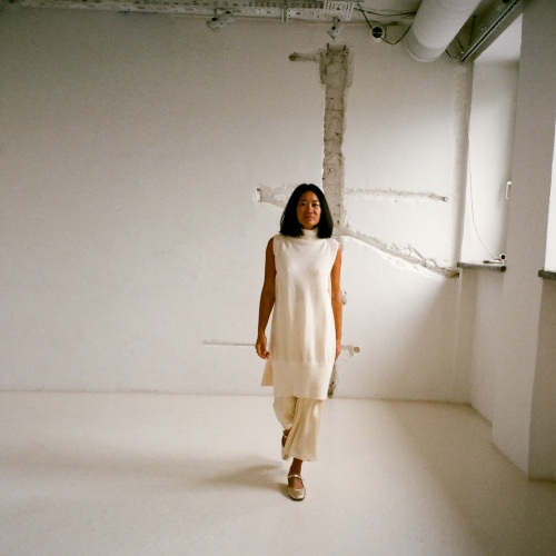 Dora czółenka na niskim obcasie, złoty | Balagan Studio