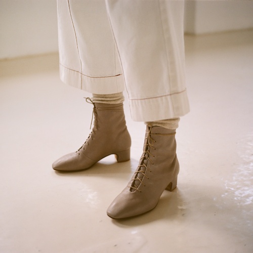 Victoria Boots, ivory | Balagan Studio