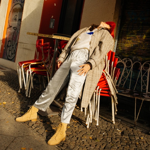 Tzava Boots, sand velvet | Balagan Studio