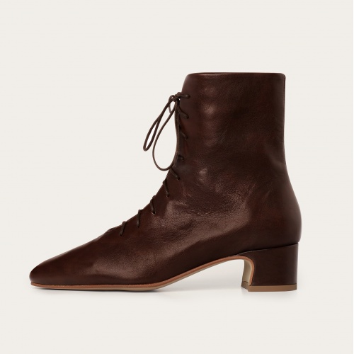 Victoria Boots, deep brown